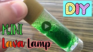 How to make a simple mini LavaLamp EASY [upl. by Hootman]