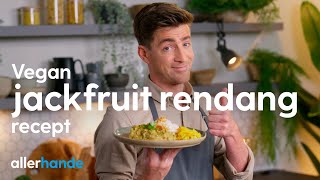 Vegan rendang met jackfruit  Hugo Kennis  Allerhande Kookschool [upl. by Reivazx]