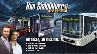 Bus Simulator 16 Gold Edition  Official Trailer EN [upl. by Parris]