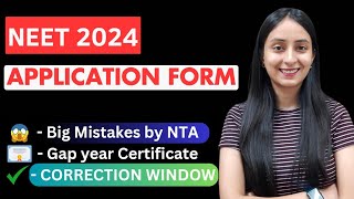 All Doubts Cleared about NEET 2024 Registration  CORRECTION WINDOW neet neet2024 update [upl. by Ydennek]