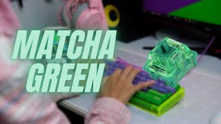 AKKO MATCHA GREEN SWITCH SOUND amp TYPING TEST [upl. by Nihs487]