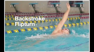 Swimming  Legal Backstroke Flipturns [upl. by Reamonn]