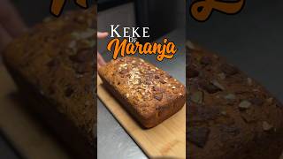 Delicioso QUEQUE  BIZCOCHUELO de naranja 🍊 receta queque keke postre bizcochuelo [upl. by Thetis410]