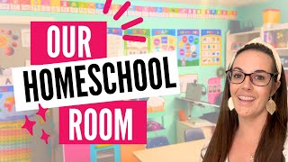 Full Homeschool Room Tour See All Of Our Homeschool Supplies Resources and Activities [upl. by Cart]