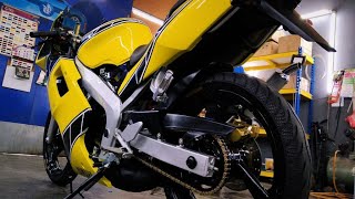 Restoration YAMAHA TZM 150cc done [upl. by Horton280]