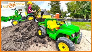 Trucks for children  Excavator videos for children  Diggers for children  Children toys [upl. by Sandy611]