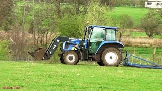 Cultivating with New Holland T6070 [upl. by Zacek]