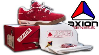 UNBOXING RED AXION GENESIS SKATE SHOES AND OG VANS [upl. by Hteboj]