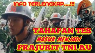 TAHAPAN TES MASUK TNI AU [upl. by Earvin627]