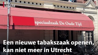 Gemeente Utrecht verbiedt openen nieuwe tabakszaken  RTV Utrecht [upl. by Natelson937]