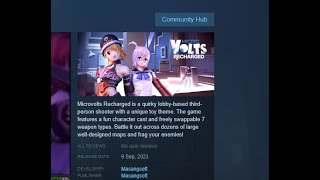 Microvolts Recharged Steam Page has Changed a little [upl. by Zerlina]