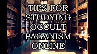 Vlog  How to research the Occult and Paganism online [upl. by Claudius99]