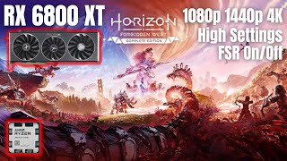 RX 6800 XT amp Ryzen 5 7500F  Horizon Forbidden West [upl. by Bradman]