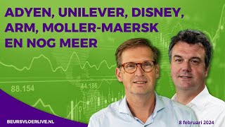 Adyen Unilever Disney Arm MollerMaersk en nog meer [upl. by Benedicto]