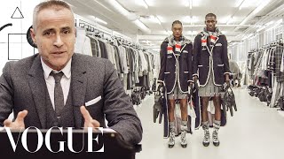 Thom Browne’s Entire Design Process From Sketch to Dress  Vogue [upl. by Obidiah]