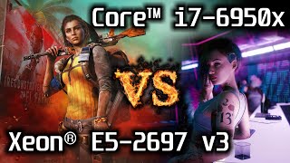 i76950x vs Xeon e52697v3  Test in 8 Games  3DMark  benchmarks amp comparison [upl. by Alexina]