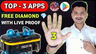 Top 3  Free Fire Free Diamond  Free Diamonds In Free Fire  FreeFire Max Diamond Earning app 2023 [upl. by Saravat]