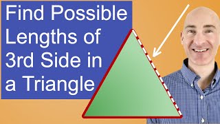 Find Possible Lengths of Third Side in a Triangle [upl. by Wexler]