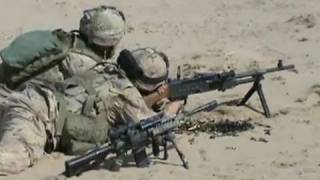 C6 MACHINE GUN FIRING IN AFGHANISTAN [upl. by Amerigo]