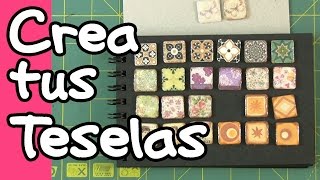 DIY Teselas Artísticas  Art tiles  Mosaico [upl. by Butterfield]