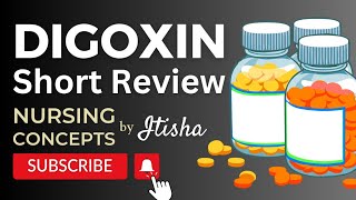 Digoxin  Uses  Action  Toxicity  Side effects [upl. by Snowman]