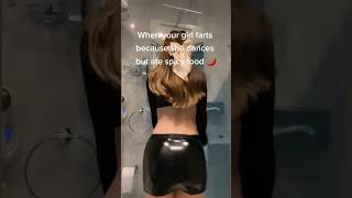 She Had Spicey Food 💨😆 credit  funnylena98 shorts fartinggirl girlfarting girlfarts girlfart [upl. by Sillaw]