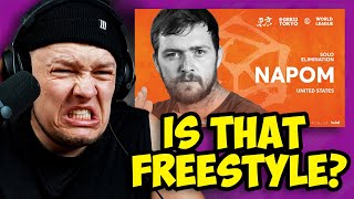 CHEZAME Reacts  NaPoM 🇺🇸  GRAND BEATBOX BATTLE 2023 WORLD LEAGUE  Solo Elimination [upl. by Drarej41]