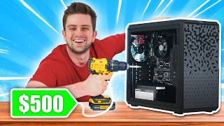 How To Build The BEST 500 Budget Gaming PC 2024 [upl. by Nitfa]