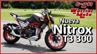 NUEVA NITROX T3 300  Vento  Prueba de manejo  Test Drive  Warrior En Moto 241 [upl. by Brunhilde]