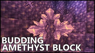 How To Get BUDDING AMETHYST BLOCK In Minecraft [upl. by Bobseine849]