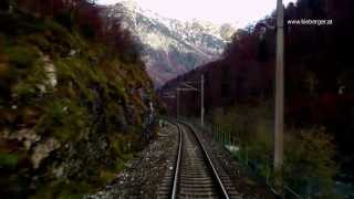 Salzkammergutbahn  anfangs nächtliche Führerstandsmitfahrt von Attnang nach StainachIrdning [upl. by Ynnad979]