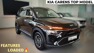 Kia Carens Luxury Plus Top Model 2022  Detailed review with price❤️ Features loaded 🔥 [upl. by Willetta]