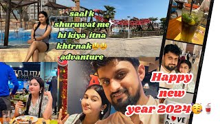 Naye saal ki shuruwat hi itne khtrnak adventure se hua hamara🥺🥺🥴Meryal water park  daily vlog [upl. by Emil]