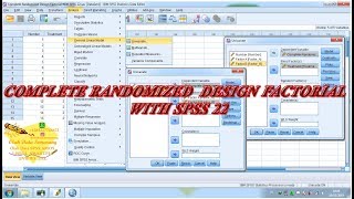 Complete Randomized Design Factorial With SPSS [upl. by Sedgewake348]