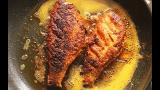 Kilimeen Varuthathu  Pink Perch Fry  Kerala Style Fish Fry [upl. by Oznofla400]