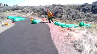 Fire shelter deployment training [upl. by Hannahs]