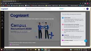 Cognizant PrePlacement Talk for 2021 Hiring of Students [upl. by Aggy]