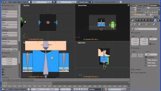 Blender Intro to Automatic Rigging How to ReUse a Rig by Changing the Skin of a Game Character [upl. by Christina]