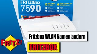 FritzBox 7590 Name ändern  FritzBox WLAN Name ändern ✅ Tutorial 2024 [upl. by Enerual]