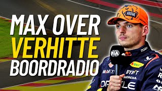 F1update Max Verstappen werkt subliem rondje Spa af en lacht om boordradio in België [upl. by Hsirk]