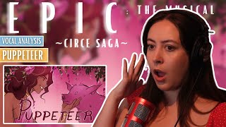 Meeting Circe PUPPETEER  EPIC The Musical  Vocal Coach Reaction amp Analysis Jennifer Glatzhofer [upl. by Gnus]