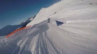 Long Ski run from Samoens to Flaine Grand Massif [upl. by Brill]