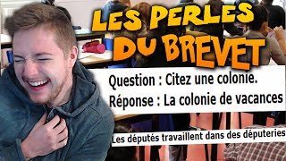 LES PIRES RÉPONSES DU BREVET  Perles du Brevet [upl. by Micheil]