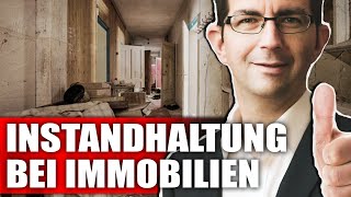 Wie du Instandhaltungs amp Sanierungskosten bei Immobilien richtig behandelst Privat amp GmbH [upl. by Ateekal483]