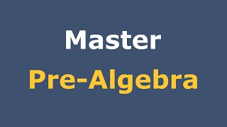 PreAlgebra Full Course [upl. by Asennav821]