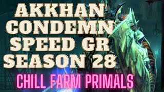 Diablo 3 Season 28 Akkhan Condemn Crusader Greater Rift Speed Build [upl. by Tenrag]