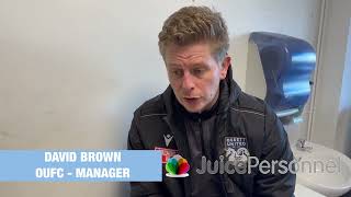 Manager Interview Grantham Town 2  1 OUFC  NPL 300324 [upl. by Obrien967]