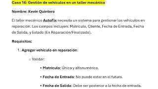 Formativa 1 Caso 16 [upl. by Consolata]