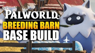 PALWORLD Build a Massive Breeding Farm Barn Tutorial amp Tips [upl. by Ynohtn435]