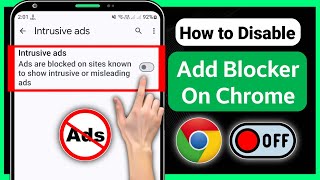 How To Disable Ad Blocker In Google Chrome On Android 2024  Stop Ads On Google Chrome [upl. by Berkly]